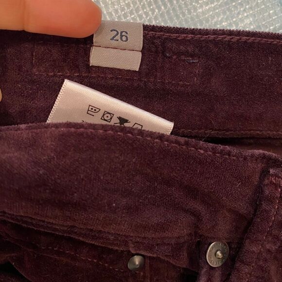 Citizens Of Humanity Burgundy Rocket High Rise Skinny Jeans - Picture 10 of 13